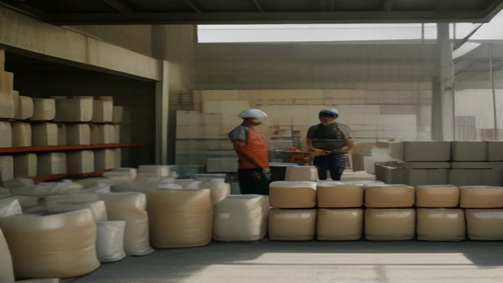 Toko bahan bangunan di Karawang menampilkan beragam material konstruksi, alat, dan perlengkapan rumah.